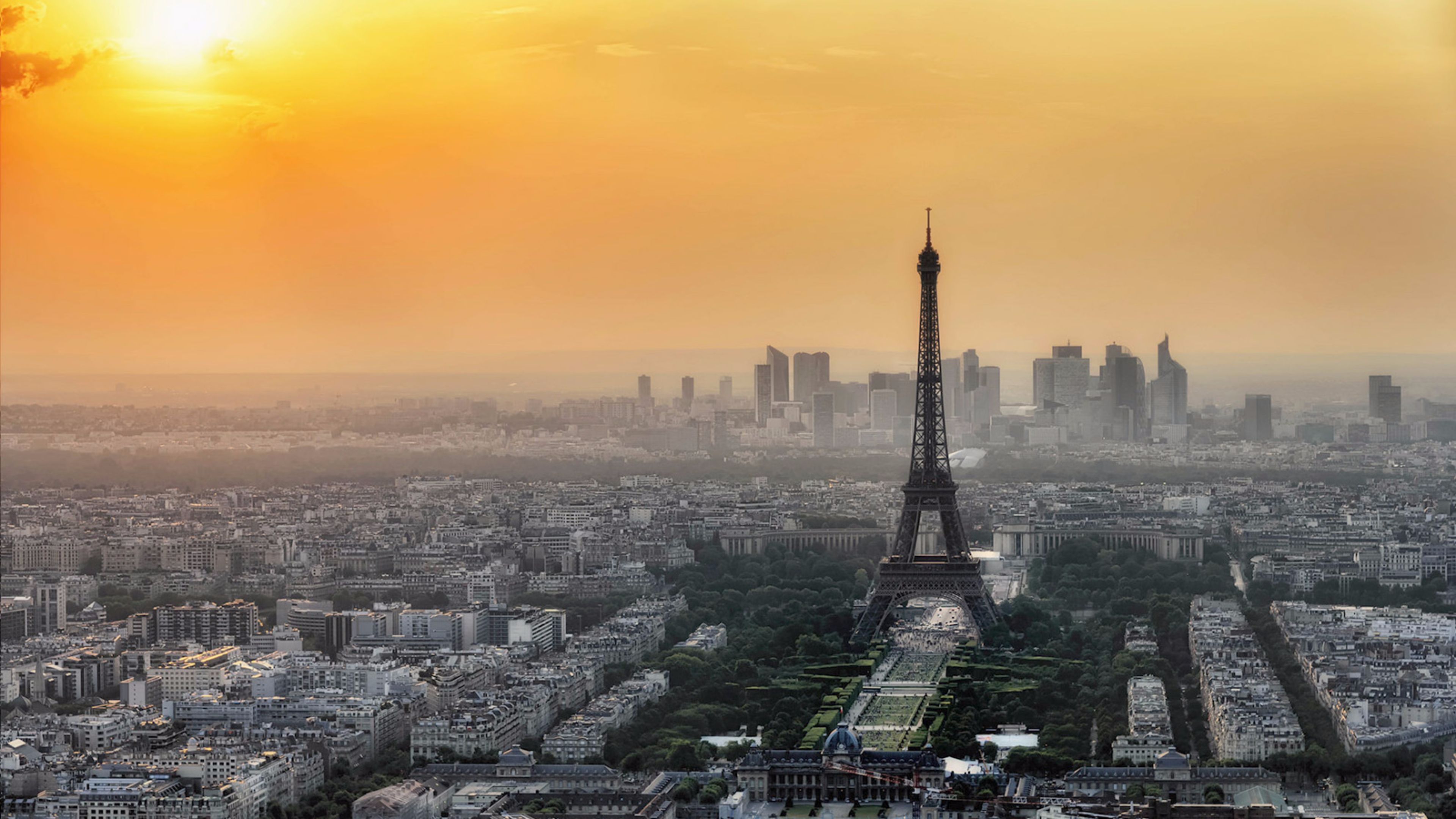 Cool-Sunrise-2016-Paris-France-4K-Wallpaper